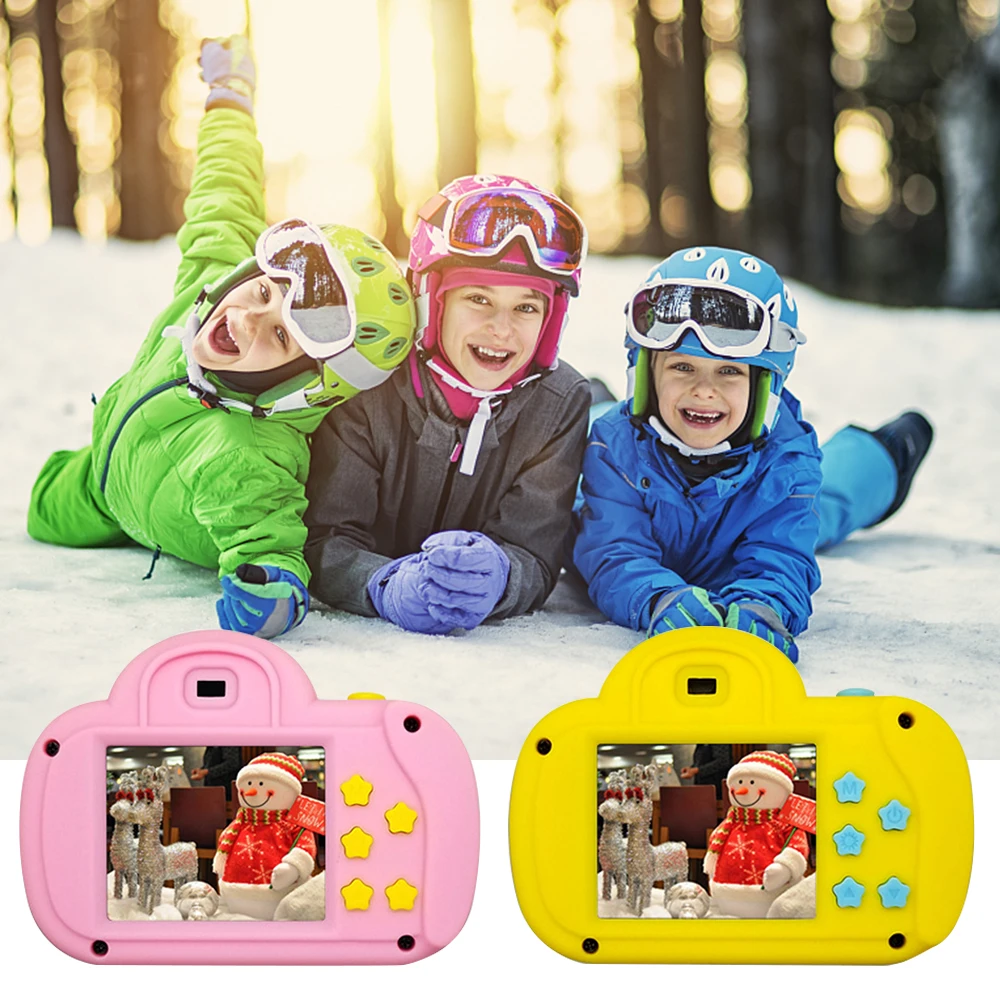 Детская игрушечная мини-камера, цифровая фотокамера, детские игрушки, обучающая фотография, подарки, игрушка для малышей, 1,8 дюймов, HD камера для детей