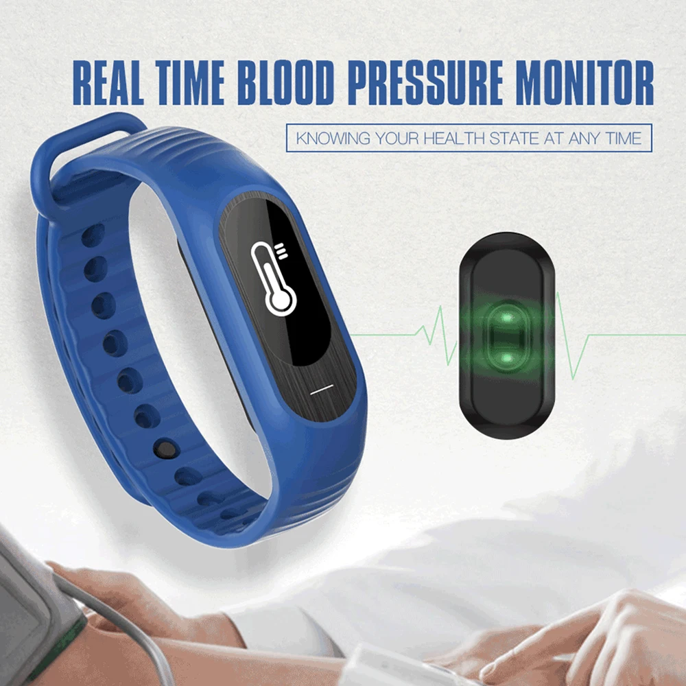 new arrivals B15P health Blood Pressure Tracker Heart Rate Monitor Pedometer smart watch waterproof wear smart