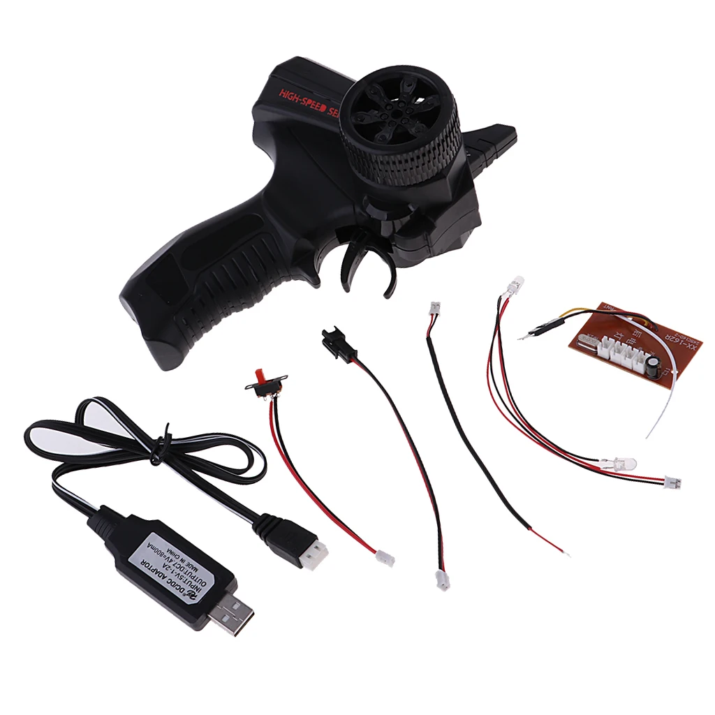 MagiDeal WPL RC Crawlers Electronic Equipment Suit Radio Control Transmitter/USB Line/Power Cable for MN90 MN90K