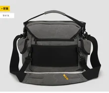 F16727 A1242 Professional Canvas SLR Outdoor Aslant Digital Camera Bag M Size 34*22*25cm