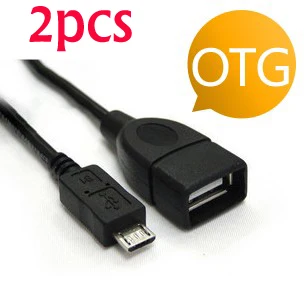 

2PCS Micro USB Host Mode OTG Cable for Lenovo Yoga 3 2 8 10 for Lenovo Tab 2 A7-10 30 A8-50 A10-70 A7600