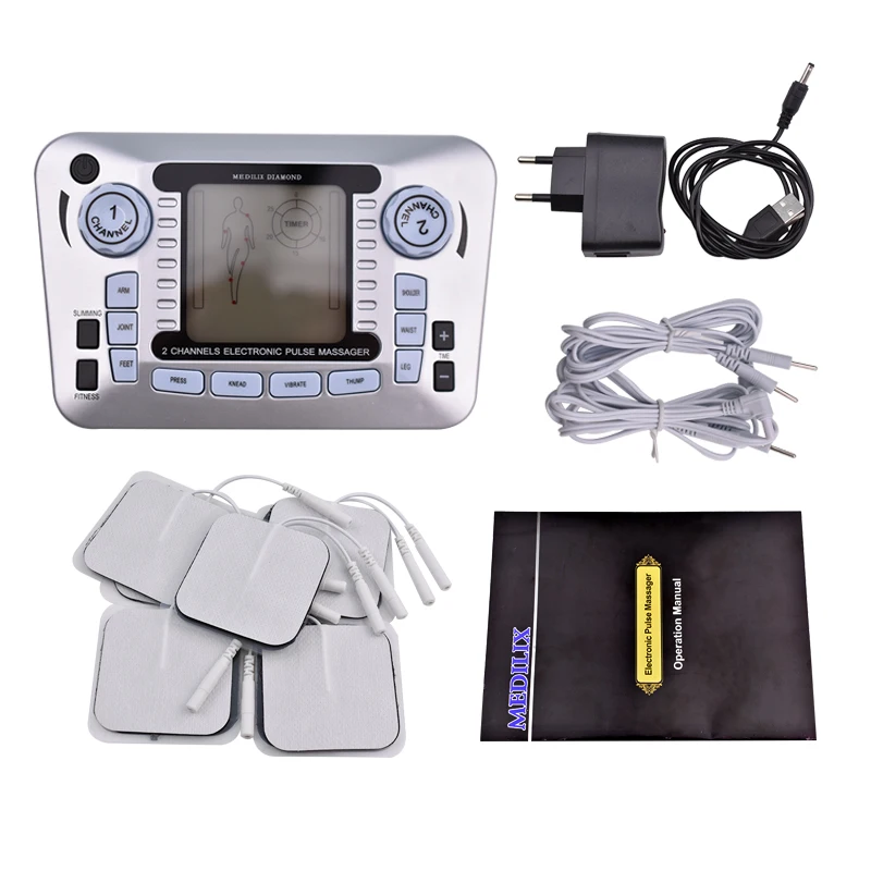 Electric Body Massager Slimming Tens Acupuncture Therapy Massage Electronic Pulse Neck Back Foot Pain Relief Patches Slim