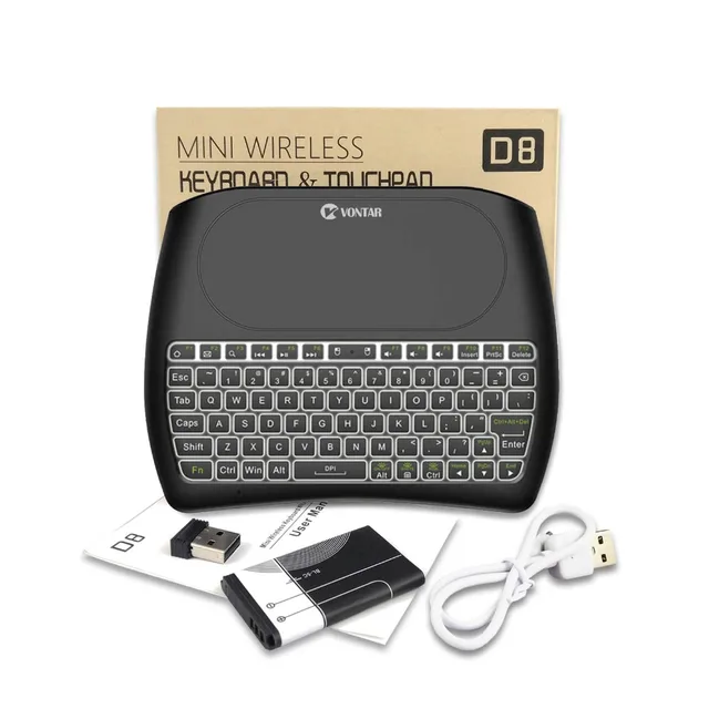 Backlight 2 4GHz Wireless Air Mouse D8 Pro English Russian Spanish D8 Plus Mini Keyboard i8 Touchpad Control for Android TV BOX cheap VONTAR Desktop Number Laptop Conductive Rubber Multimedia GAMING For Laptop Multifunctional Keyboard Numeric Keyboard D8 RPO Backlight 2 4GHz Wireless Air Mouse D8 Pro English Russian Spanish D8 Plus Mini Keyboard i8 Touchpad Control for Android TV BOX cheap VONTAR Desktop Number Laptop Conductive Rubber Multimedia GAMING For Laptop Multifunctional Keyboard Numeric Keyboard D8 RPO