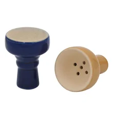 1 шт. дизайн керамическая чаша для кальяна с большой воронкой-идеально подходит для высоты чаша для кальяна угольная горелка пять отверстий