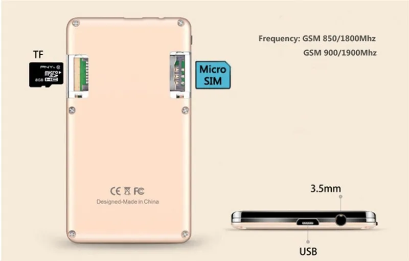 AEKU Qmart Q5 2G GSM карта Мобильный телефон 5,5 мм ультра тонкий карманный мини тонкий телефон 0,96 дюймов карта сотовый телефон