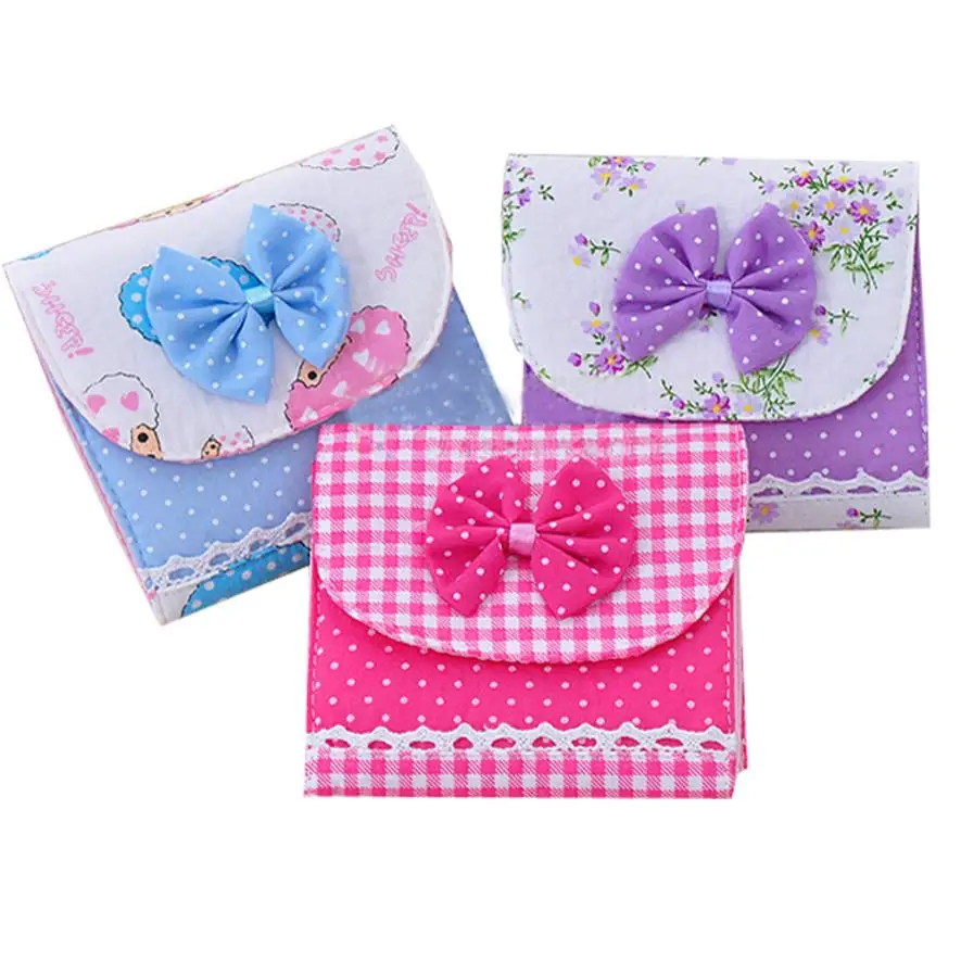 

2018 NEW Girl Cotton Diaper Sanitary Napkin Package Bag Storage Organizer Free Shipping JA10