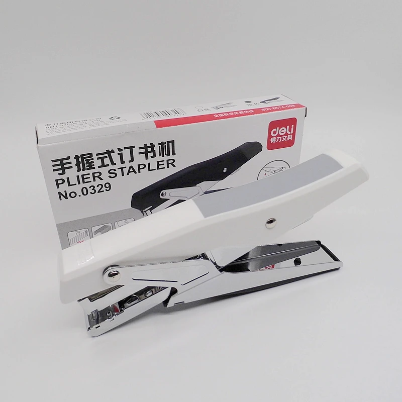 

[FORREST SHOP] High Quality School Office Binding Supplies 24/6 26/6 Metal Plier Stapler Hand Stapler With Staples No.0329