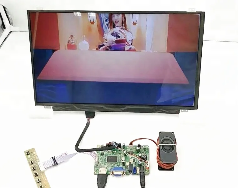 

lcd controller board support HDMI+VGA +audio driver 15.6 inch LCD kits with 1920*1080,300 cd