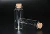 5pcs 30*80mm 40ML Glass Jars with Cork Bottles Jars Containers Sand Liquid Food Wedding Gift Vial Bottles for Wedding Decor Gift 5