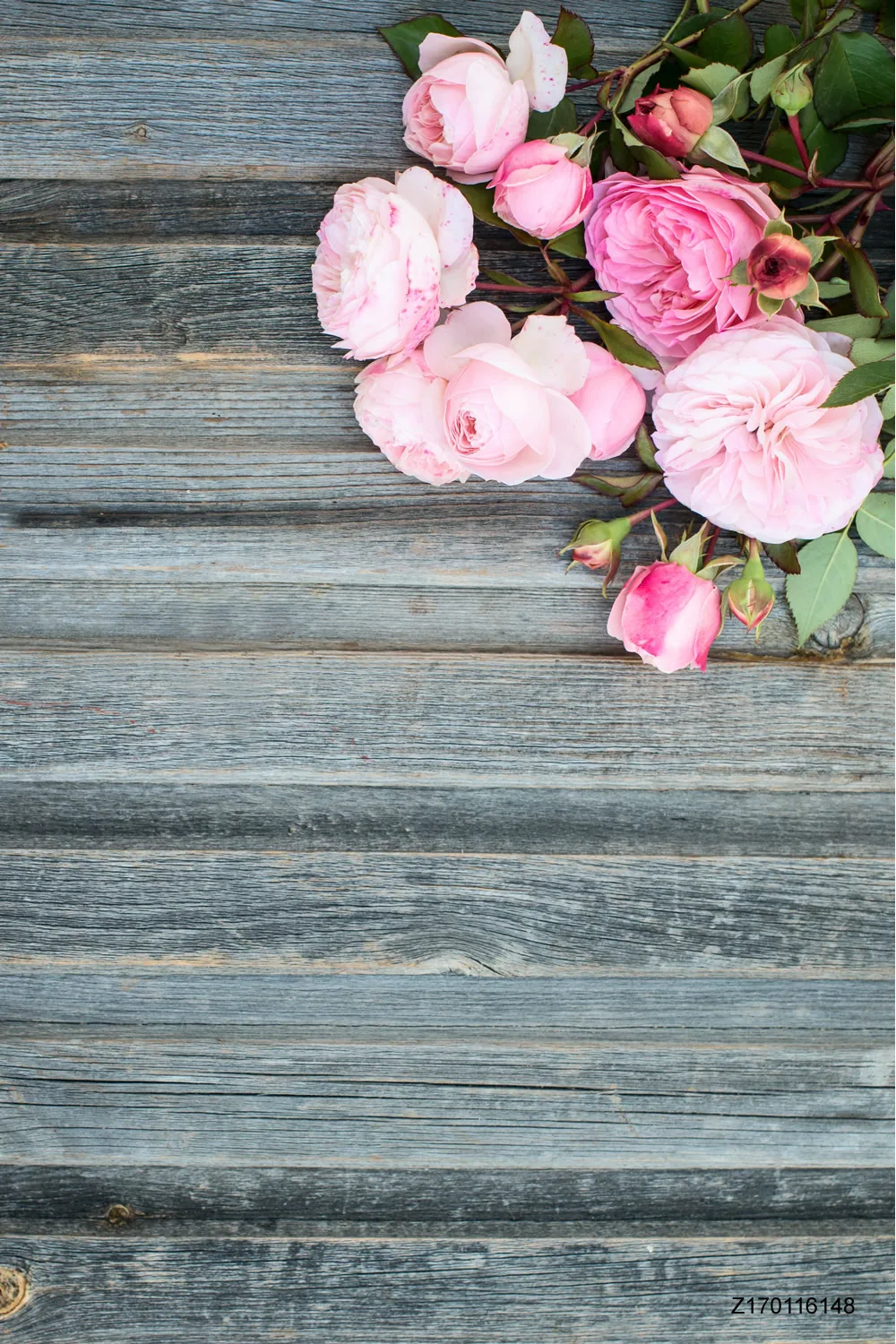 LIFE MAGIC BOX Silk Like Flowers Rose Background Wood Backdrop Wood