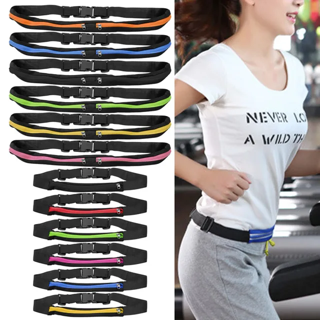 US $1.39 Sports Fanny Pack Belly Waist Bum Bag Jogging Cycling Running Fitness Belt Pouch