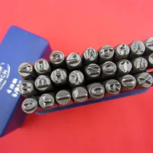 27 шт. 6 мм заглавной буквы A-Z Удар Stamp Set, стали удар инструмент