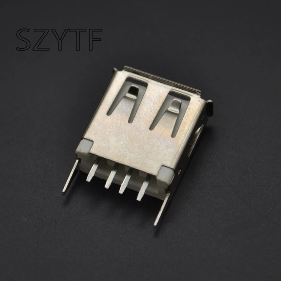 500 шт./уп. Вертикальная 180 градусов прямой женский USB A интерфейсы муфтовый