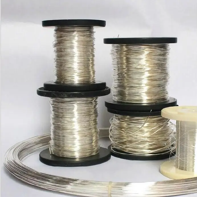 0.9mm authentic 999 Purity Round Silve Wire String DIY Jewelry accessories conductive wire | Инструменты