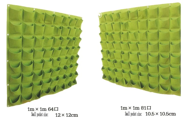 Садовые мешки для выращивания, карманы, вертикальная сеялка, настенная, PE, садоводство, цветы, висячие, войлок, посадочная сумка, комнатный садовый горшок