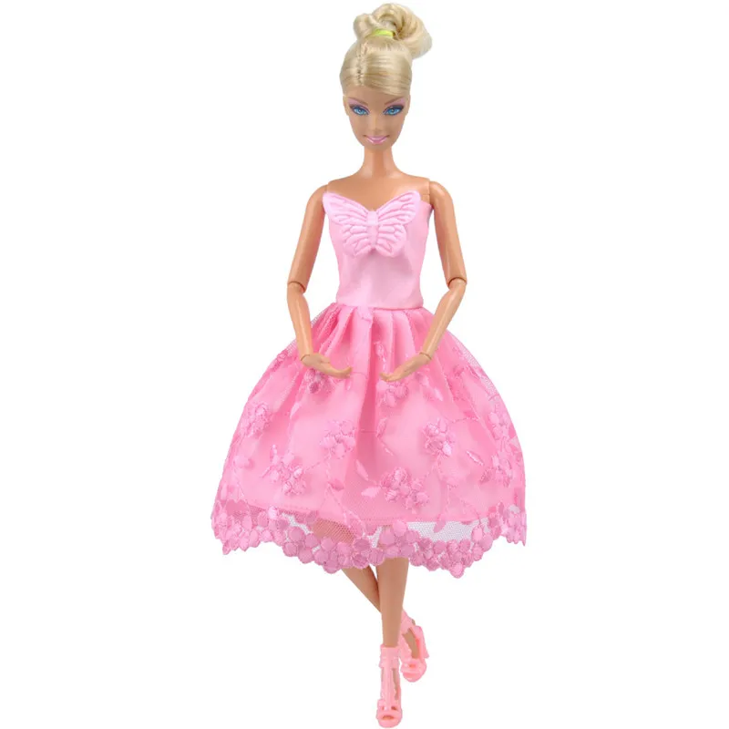 Модная одежда ручной работы короткое платье 9 стиль милый узор кукольная одежда для куклы игрушка игровой домик для детей одеваются