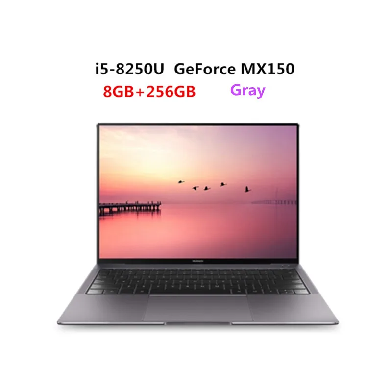 HUAWEI MateBook X Pro ноутбук 13," ноутбук Intel i7-8550U 16+ 512 ГБ GeForce MX150 выделенная графика 3000*2000 сенсорный экран - Цвет: i5 8G 256G