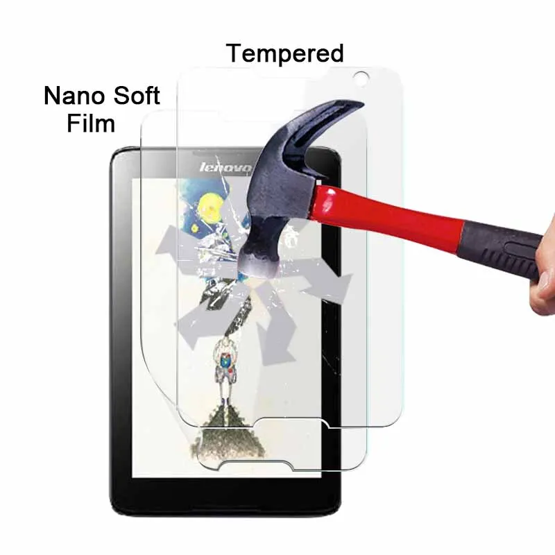 Для lenovo A7-50 7," TAB анти-shatter Защитная пленка Премиум Взрывозащищенный Nano мягкая пленка