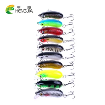 

10pcs Mini Wobblers Hard Crank Fishing Lures Laser Crankbait 7g 5cm Plastic Fishing Tackle 10 Colors