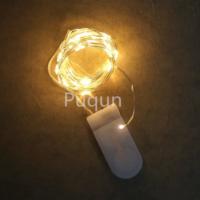 Aliexpress.com : Buy 10pcs/lot CR2032 Cell Battery Operated 2m 20LED LED String Light Waterproof ...