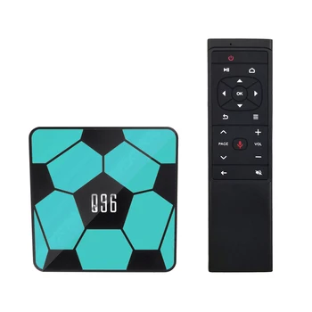 

Q96 Smart Android 9.0 TV Box RK3229 UHD 4K Media Player 2GB/16GB 2.4G WiFi H.265 VP9 HDR10 Video Player Voice Remote Controller