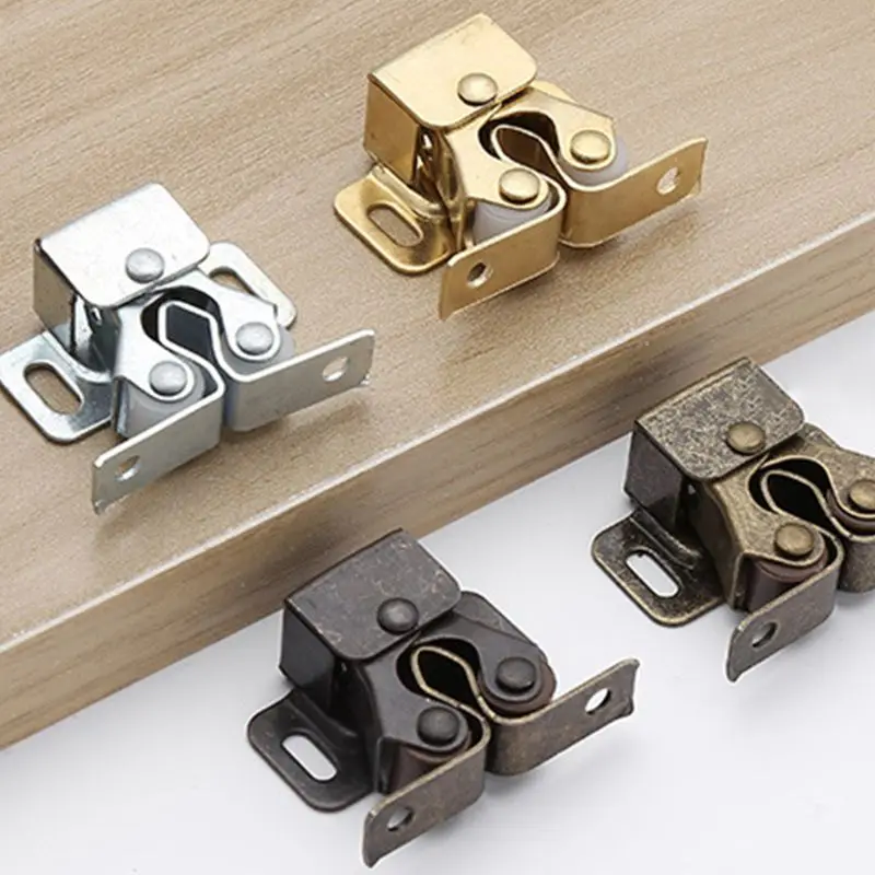 

Magnet Cabinet Catches Door Stop Closer Stoppers Damper Buffer With Screws For Wardrobe Hardware Furniture Fittings