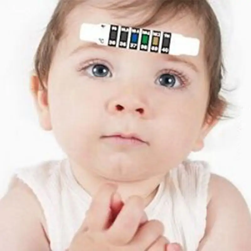 

Baby Thermometer Reusable Toddler Forehead Care Health Monitors Non-toxic Baby Kids Forehead Temperature Stickers