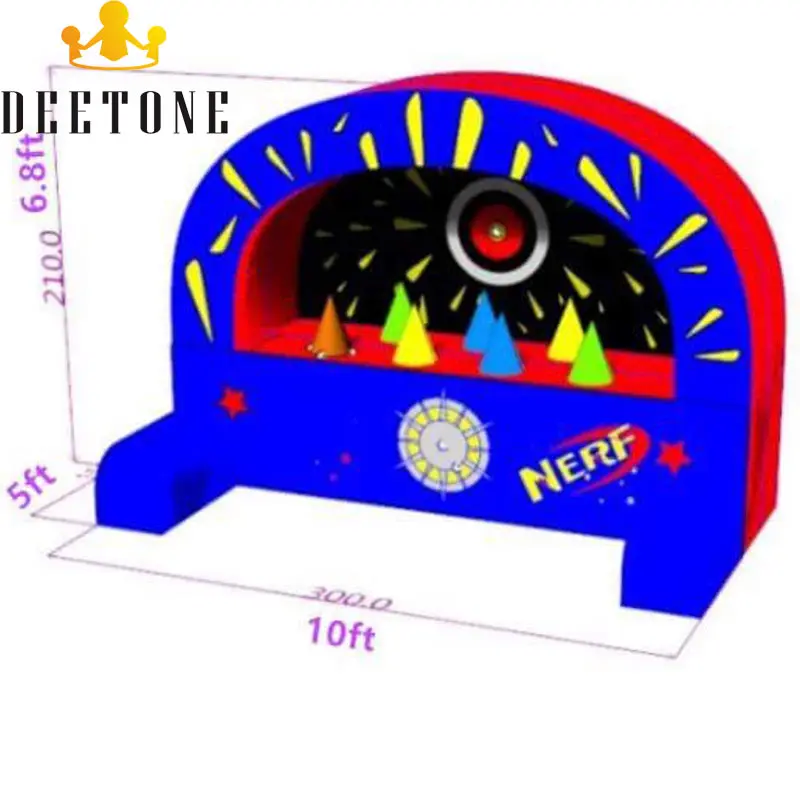 inflatable nerf shooting range