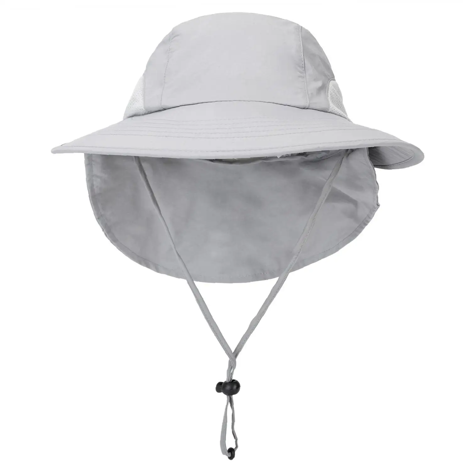 Connectyle Outdoor Wide Brim Fishing Hat with Neck Flap UPF 50+ Mesh Sun Hats