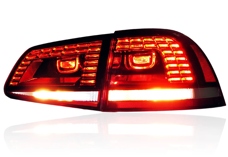 Автомобильный Стайлинг для VW Touareg задний фонарь 2011- Touareg светодиодный задний фонарь задний багажник крышка лампы drl+ сигнал+ тормоз+ обратный