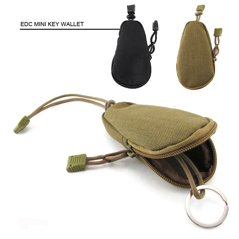 [Mini] Bag Camouflage Men Women Design Money Car Key Wallets Pouch Military Purse Bag Pocket Chains Case Holder