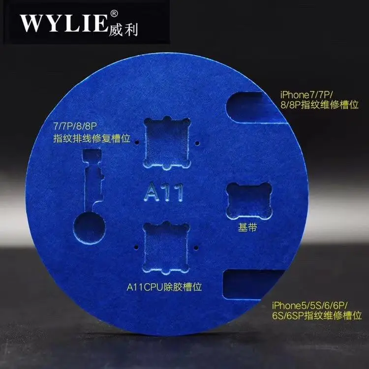 WYLIE S-013 удаление клея Платформа A8 A9 A10 A11 жесткий диск Wi-Fi мощность отпечатков пальцев ремонт слот для iphone 5 до 8 plus инструмент для ремонта