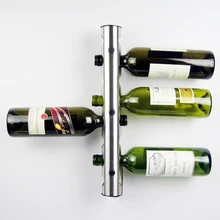 Creative Wine Rack Holders 8-12 Holes Home Bar Wall Grape Wine Bottle Display Stand Rack Suspension Storage Organizer