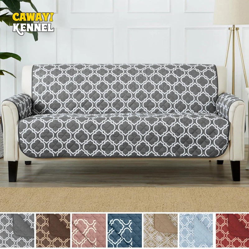 

CAWAYI KENNEL Printed Polyester Anti-grab waterproof Pet Dog Cat Sofa Couch Covers Pet Dog Cushion Mat Sofa Slipcover D1462