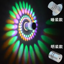 Светодиодный алюминиевый короткий настенный светильник ofhead ktv Настенные светильники входные огни