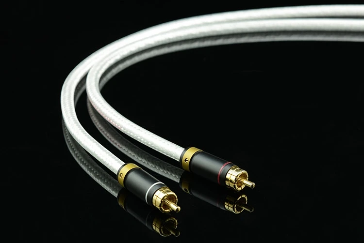 HiFi EXQUiS MPS M 4 6N OFC RCA сигнальный кабель для подключения Hi Fi аудио 2 сабвуфер|Кабели VGA|