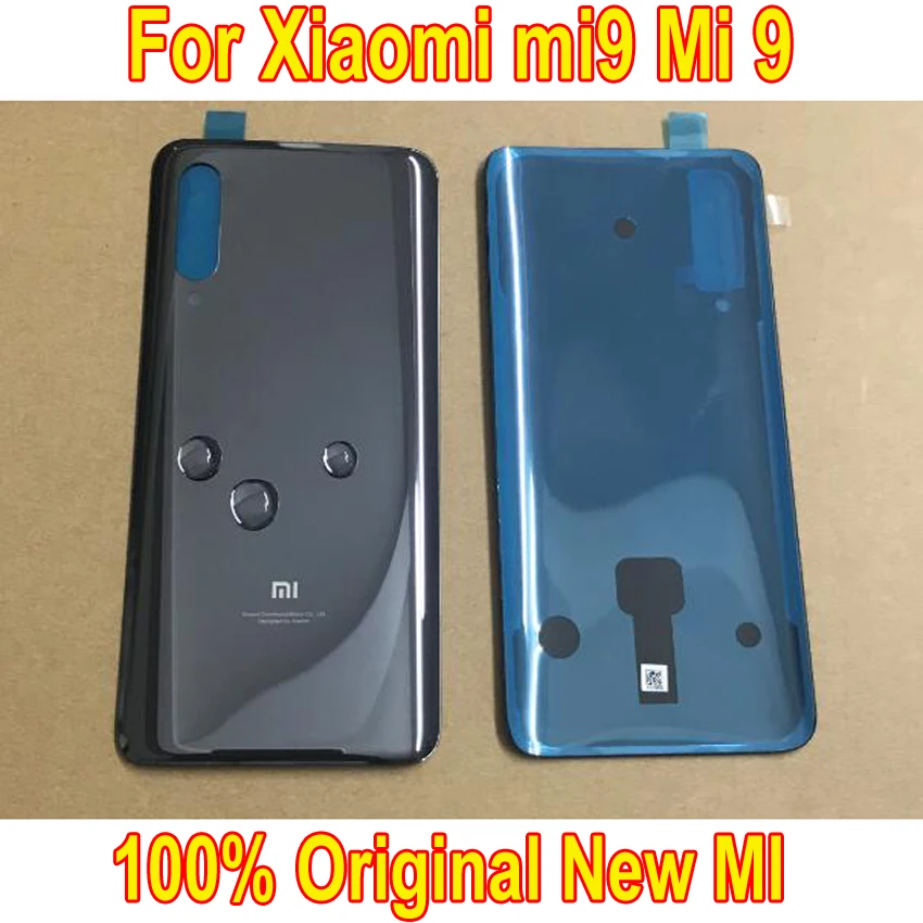 Xiaomi mi 9 mi 9 M9 оригинальная стеклянная задняя крышка корпус батарейного отсека задний Чехол с клейкой лентой Запчасти для смартфонов