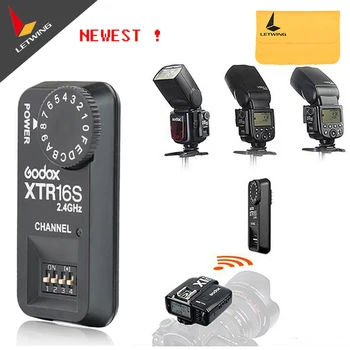 

Newest Godox 16 Channels XTR-16S Remote 2.4G Wireless Power-control Flash Trigger Receiver for V860 V850 (XTR-16S)