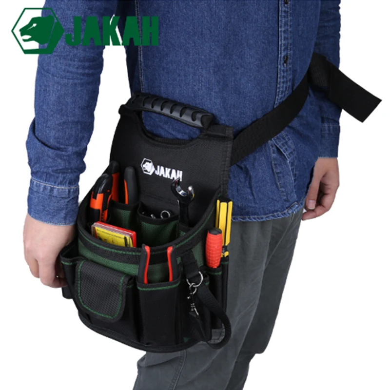 Sairis Bolsas para Herramientas de Gran Capacidad Bolso Impermeable Tela Oxford Bolsa para Electricista Bolsa de pl/ástico Oblicua para Hombres Herramienta para Bolsa
