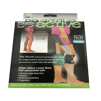 

Therapeutic Active Brace Point Pad Foot Leg Black Health Care Sports Protective Leg Cover Wrap For Back Pain Relief