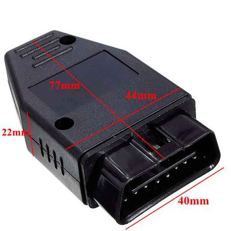 3 шт./лот OBD 16Pin EOBD2 OBDii OBDII OBD2 J1962 штекер адаптера