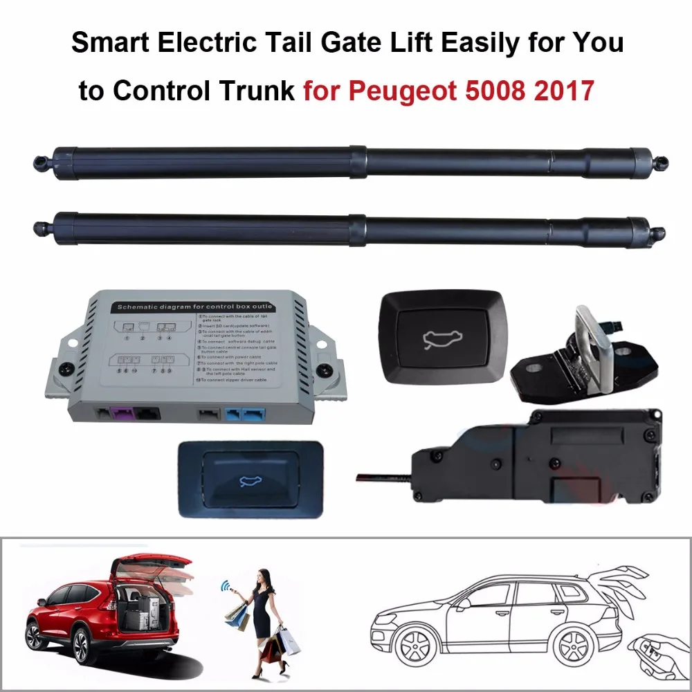 

Electric Tail Gate Lift for Peugeot 5008 2017 Control by Remote