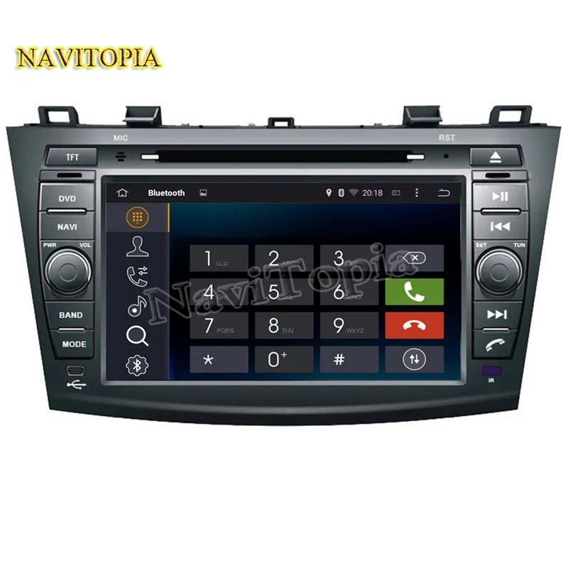 Sale Octa Core 4G RAM 64G ROM Android 9.0 Car DVD Multimedia Player Auto GPS Navigation for MAZDA 3 2010- 9