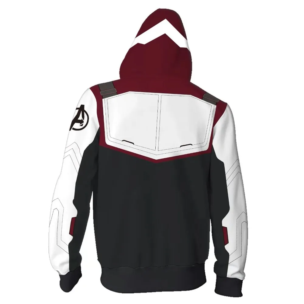 Avengers Endgame Quantum Realm Sweatshirt Jacket Advanced Tech Hoodie Cosplay Costumes 2019 new superhero Iron Man Hoodies suit