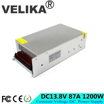

Regulated dc 13.8V Power Supply 87A 1200W Driver Transformer 110V 220V AC TO DC SMPS for Industry Mechanical Equipment Light