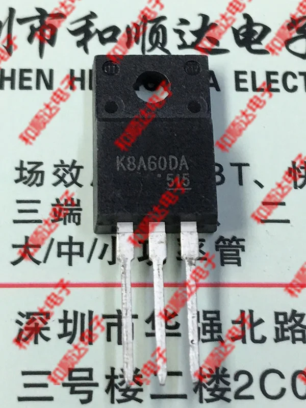Бесплатная Доставка 10 шт./лот K8A60DA TK8A60DA TO-220F 600 В 7.5A новый оригинальный |