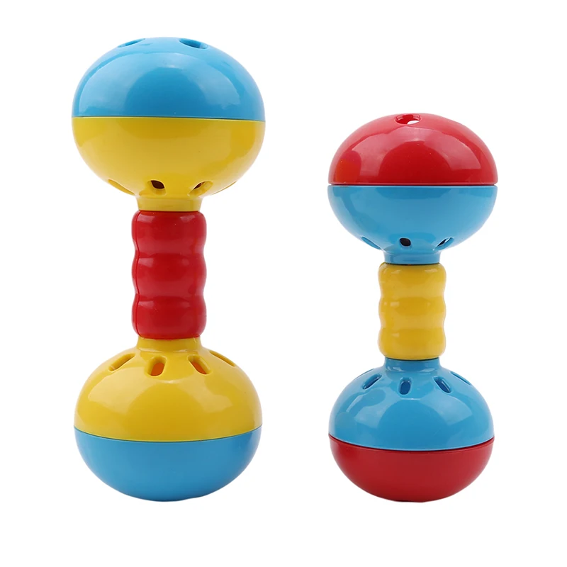 New Plastic Hand Bell Baby Rattle Mobiles Educational Toys Baby Newborn