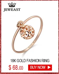 18k Pure Gold Rings Noble Diamond 750Solid Female Exquisite Elegant Precious Fine Jewelry Beautiful Women Ring