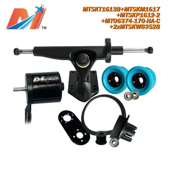 

Maytech for long skateboard nylon pulley wheels and bearing wheel and electric kit truck accessories with mount
