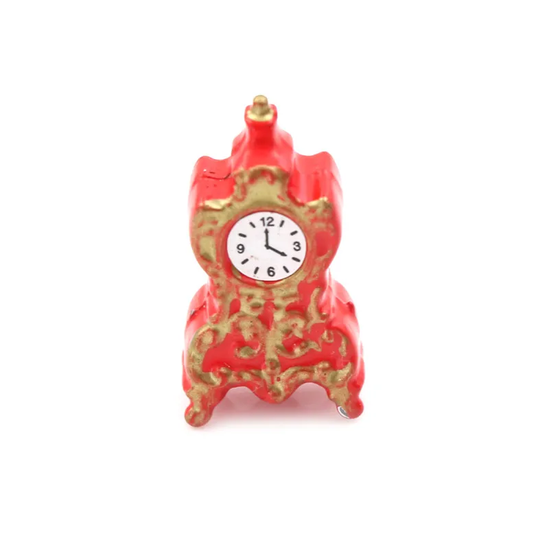 Кукольный домик мини 1:12 гостиной фарфоровые часы украшение для дома Миниатюрная игрушка еда Кухня Аксессуары для гостиной